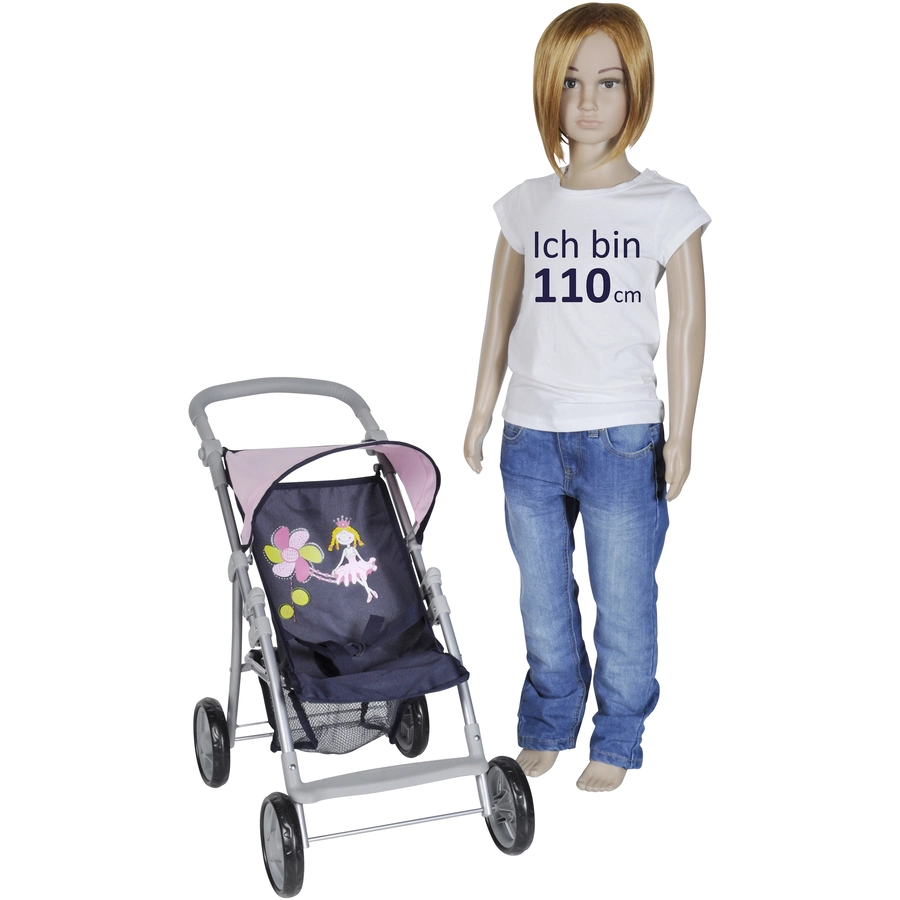 knorr toys® Puppenbuggy Liba - princess blue blau