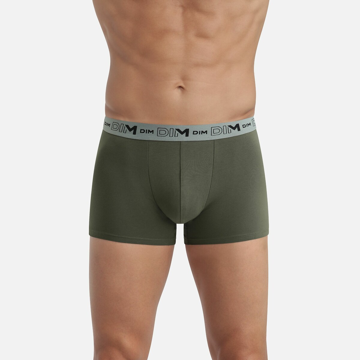 DIM<br>Conjunto de 3 cuecas boxer de algodão elástico