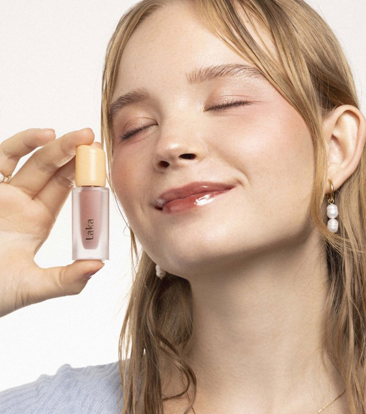 Laka - Hidratante Lip Gloss Tint Fruity Glam Tint - 108: Salty
