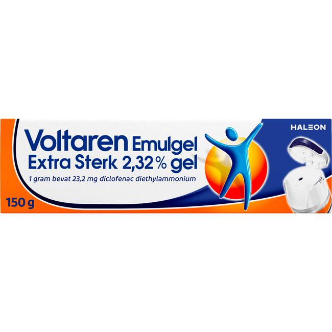 Voltaren Emulgel Extra Sterk 2,32% (diclofenac) 150gr bij Spier- of Gewrichtspijn