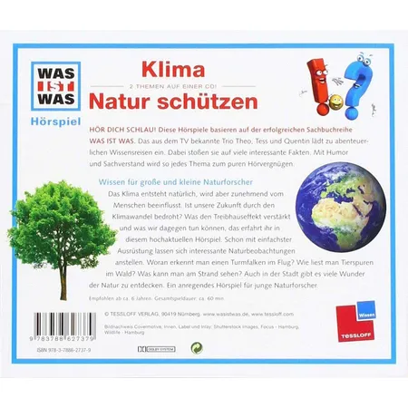 Tessloff WAS IST WAS CD 36 - Klima/Natur schützen