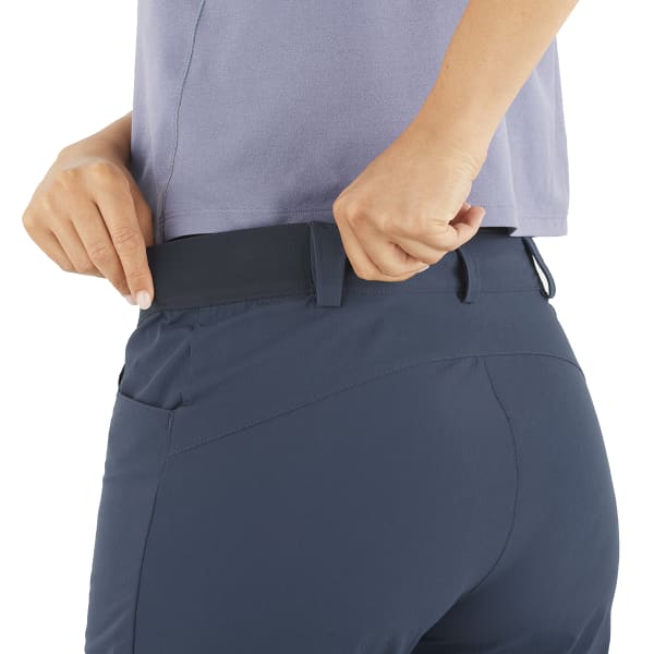 Pantalon randonnée SALOMON WAYFARER ZIP OFF PANTS W BLUE NIGHTS