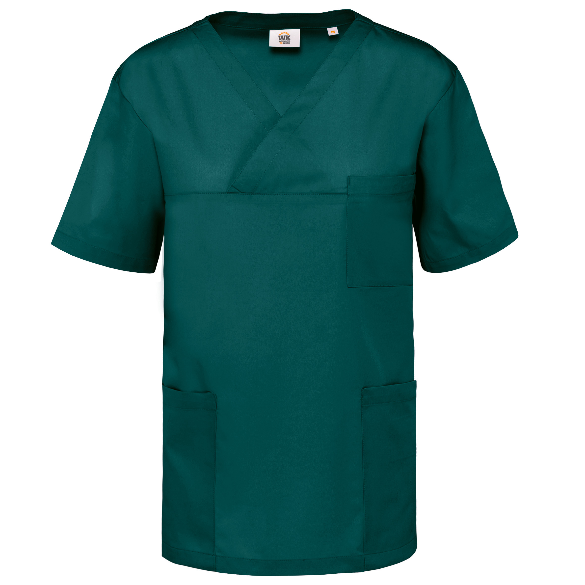 WK. Designed To Work WK507 - Tunique manches courtes polycoton unisexe