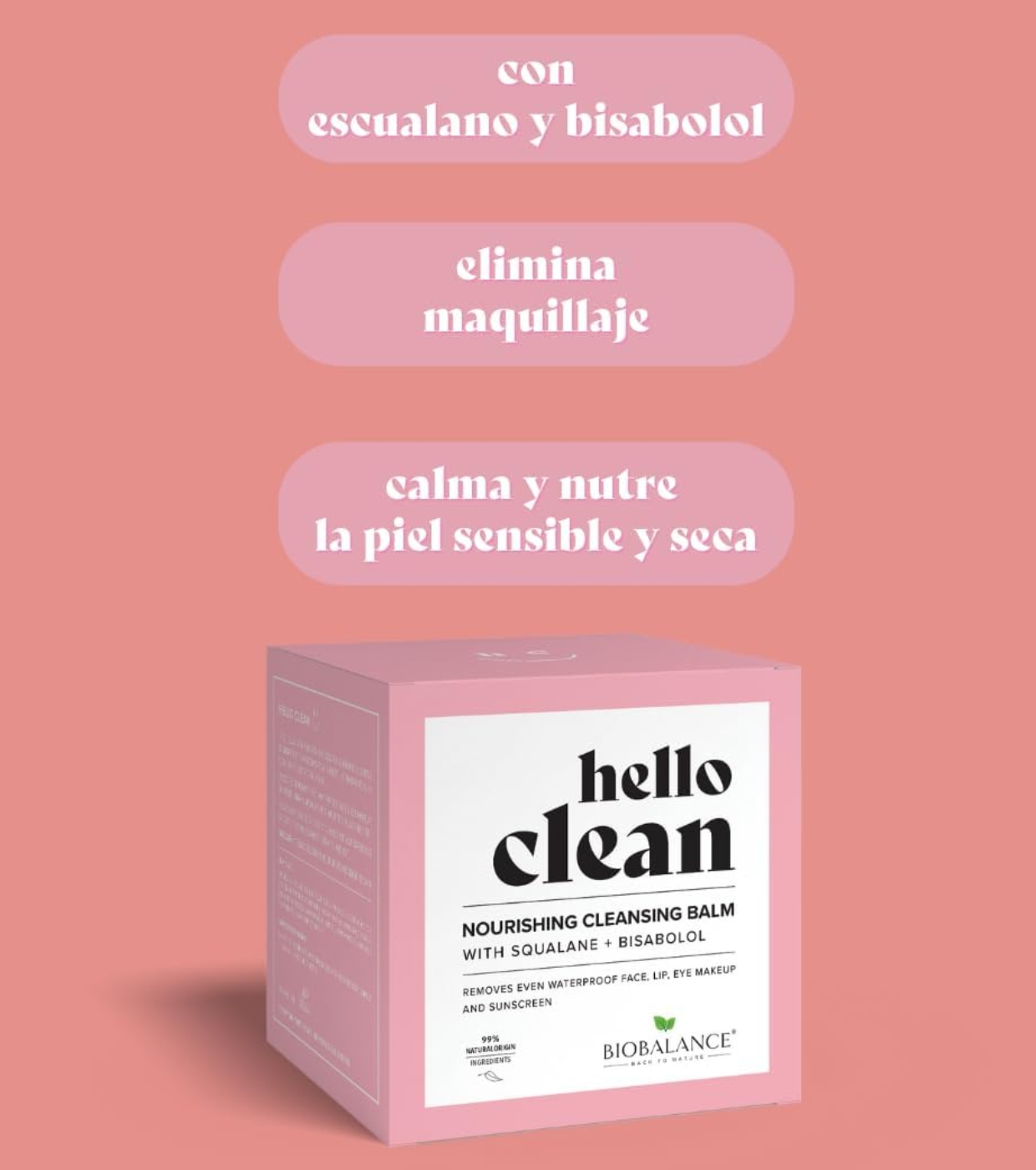 Biobalance - *Hello Clean* - Bálsamo de Limpeza - Esqualano + Bisabolol
