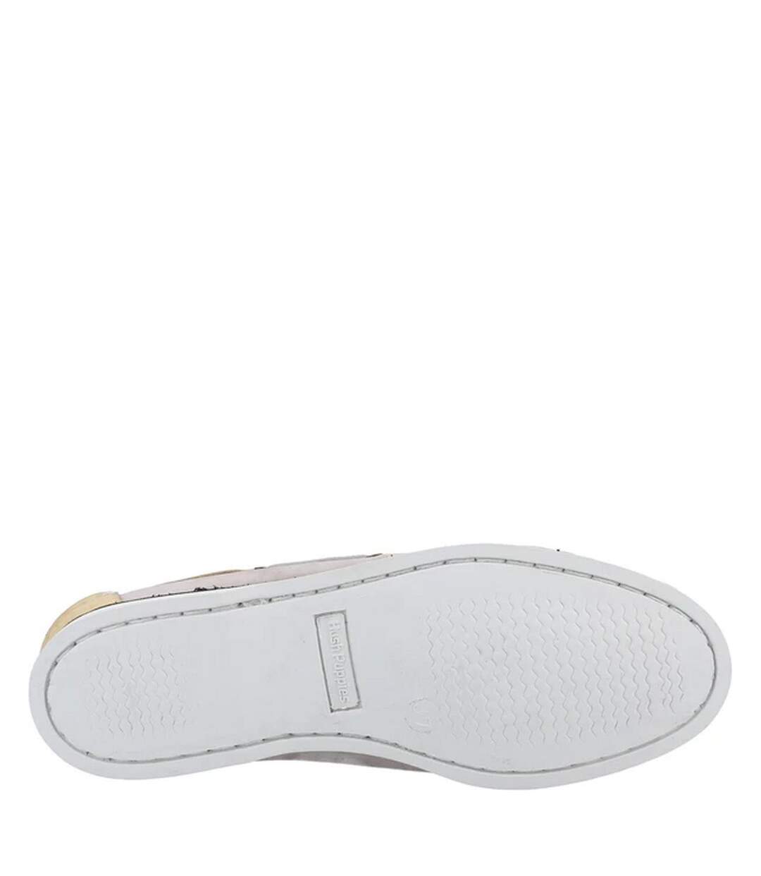 Hush Puppies - Chaussures bateau HATTIE - Femme (Gris / Jaune) - UTFS9719