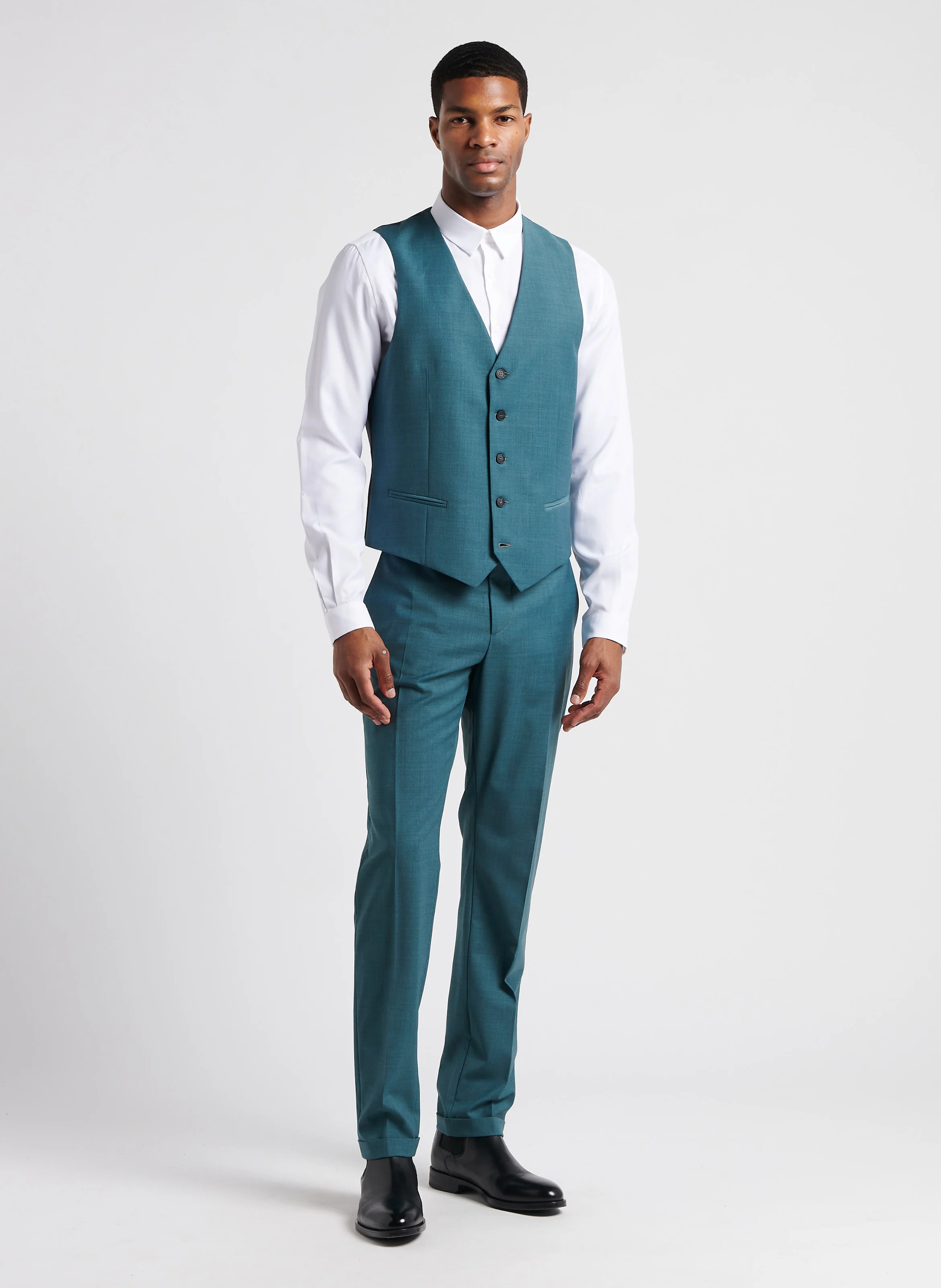 Chemise col classique regular-fit| Blanc