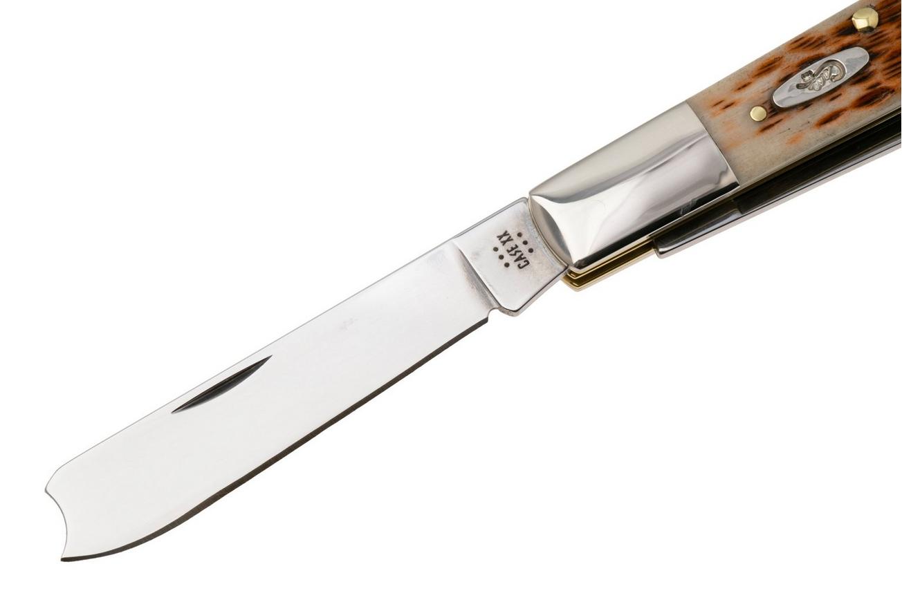 Case Razor Amber Bone, Peach Seed Jig, 10722, 62005RAZ SS zakmes