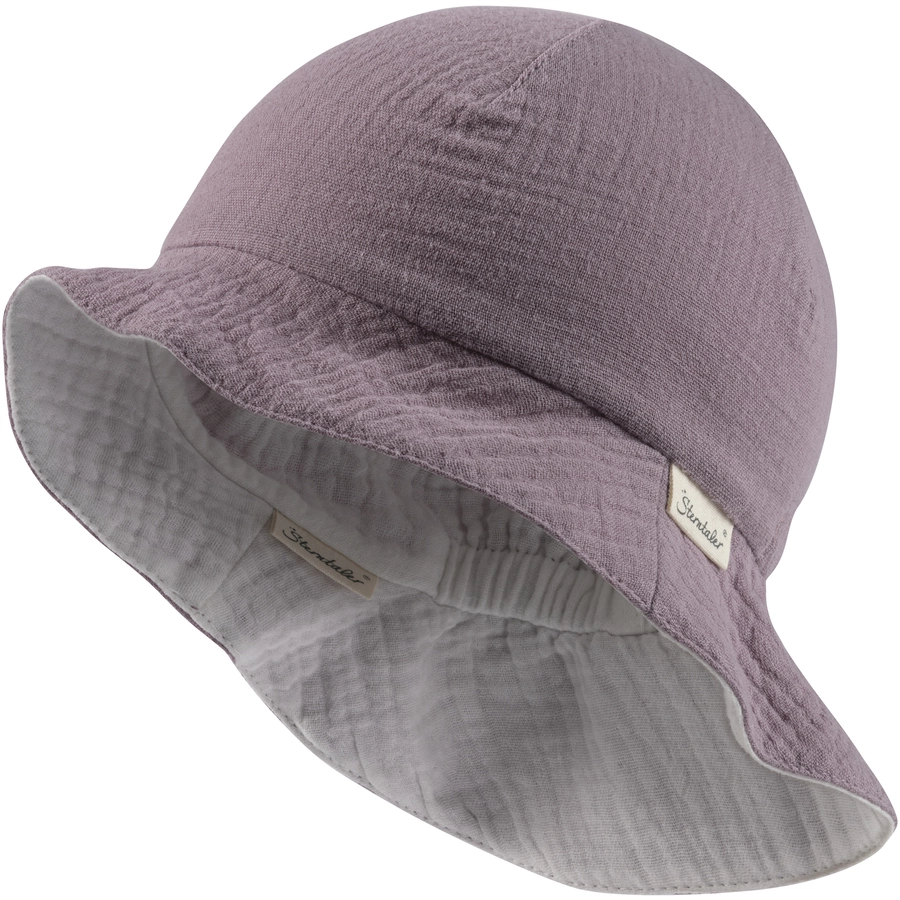 Sterntaler Wende-Sonnenhut uni pastellviolett