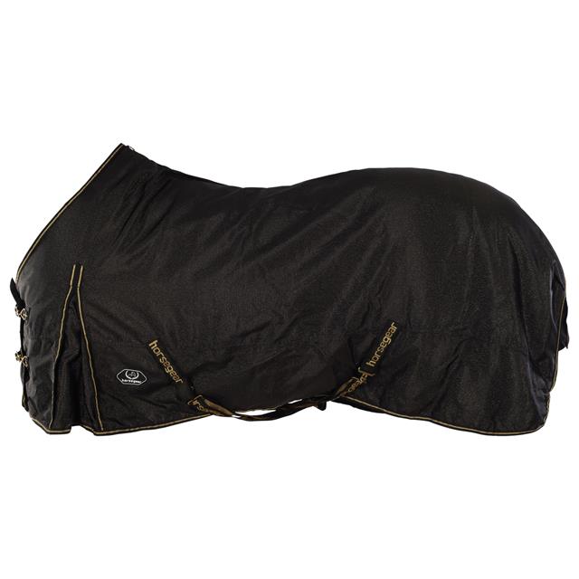 Deken HORSEGEAR HGLimited Edition Glitter 100gr Zwart-goud