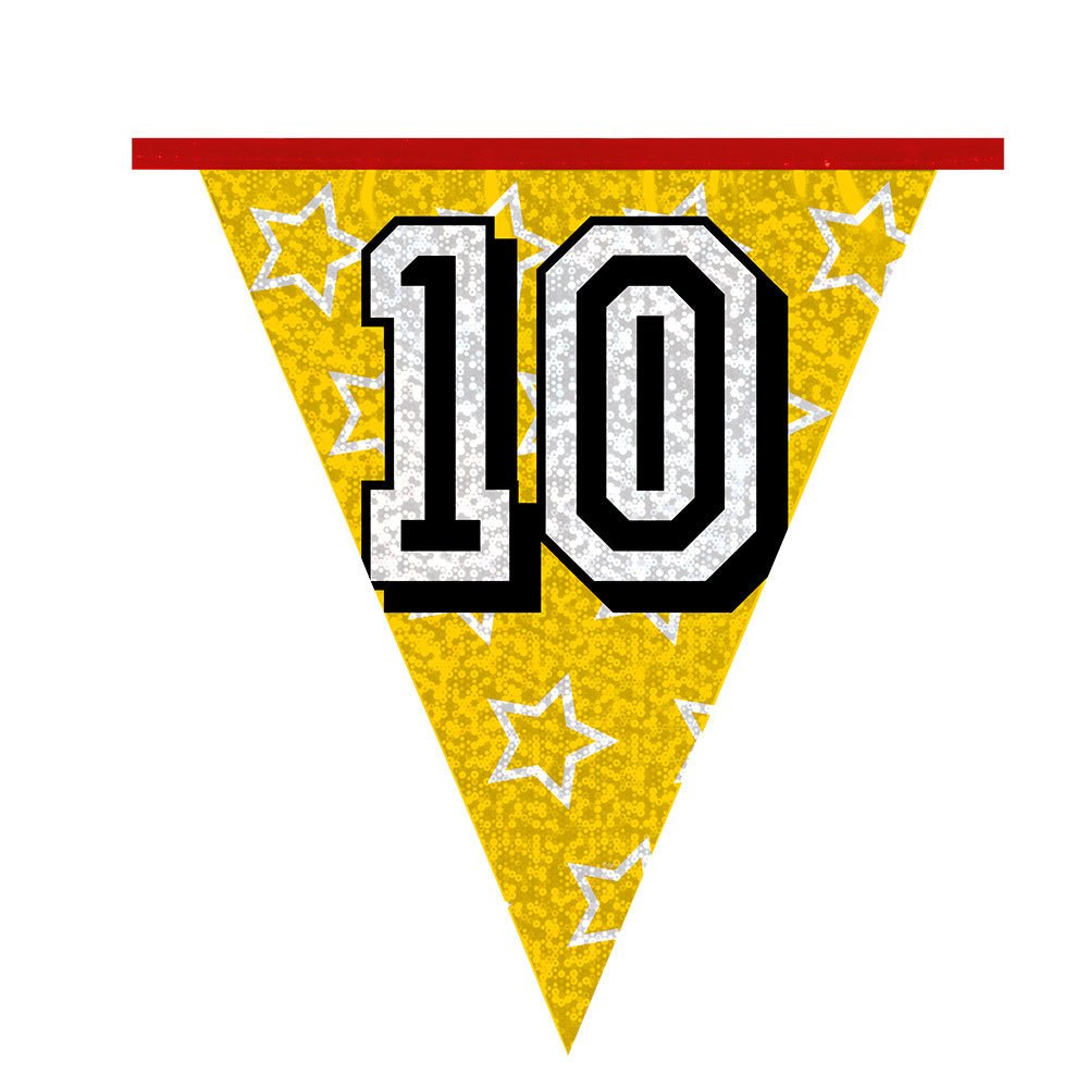 Slingers 10 Jaar Glitter 8m