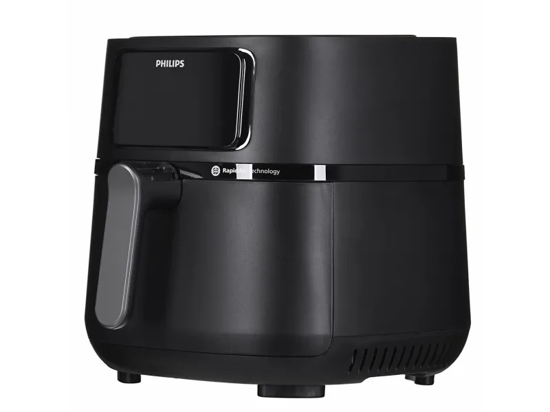 Philips Series 5000 Connected HD9285 XXL - Varmluftsrister - 7.2 liter - 2 kW - mørk sølv/sort