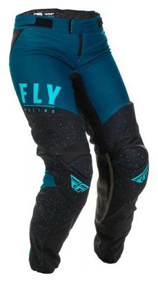 Pantalon Femme Fly Racing Lite Bleu Turquoise Noir