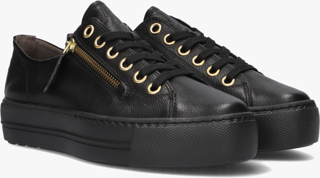 PAUL GREEN zwarte paul green lage sneakers 5006