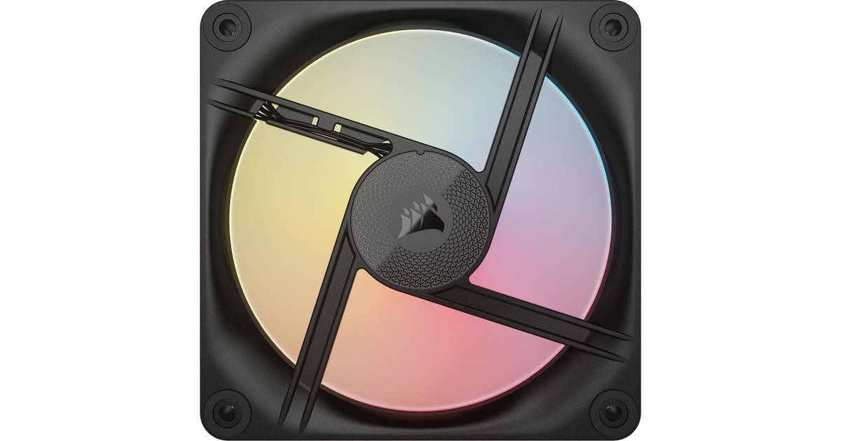 CorsairiCUE LINK LX120-R RGB Reverse Starterskit case fans  (Zwart, 3 stuks, 120 x 120 x 25 mm, PWM)