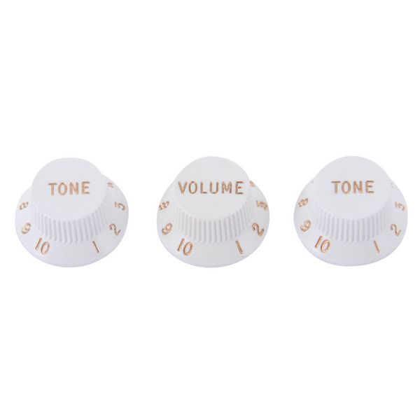 Fender Volume & Tone Original Stratocaster Potikopf Set weiß