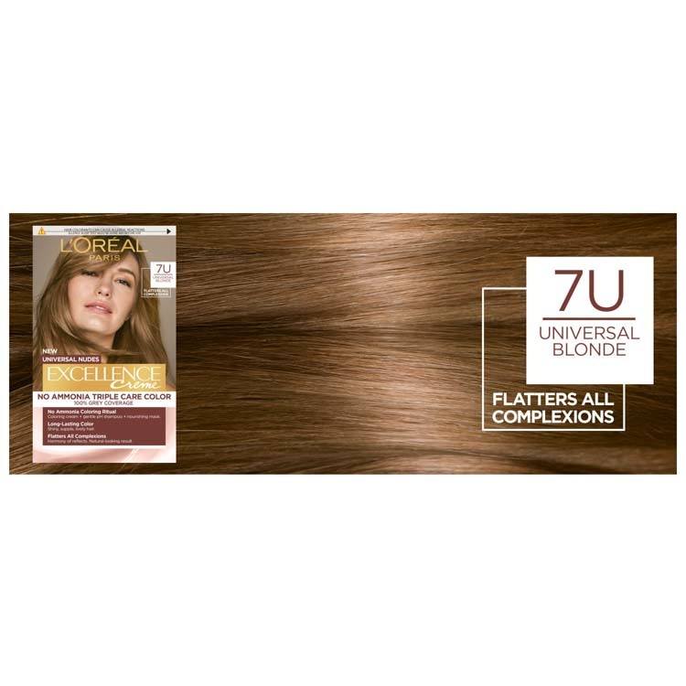 L'Oréal Paris Excellence Universal Nudes 7U Universal Blonde 192ml