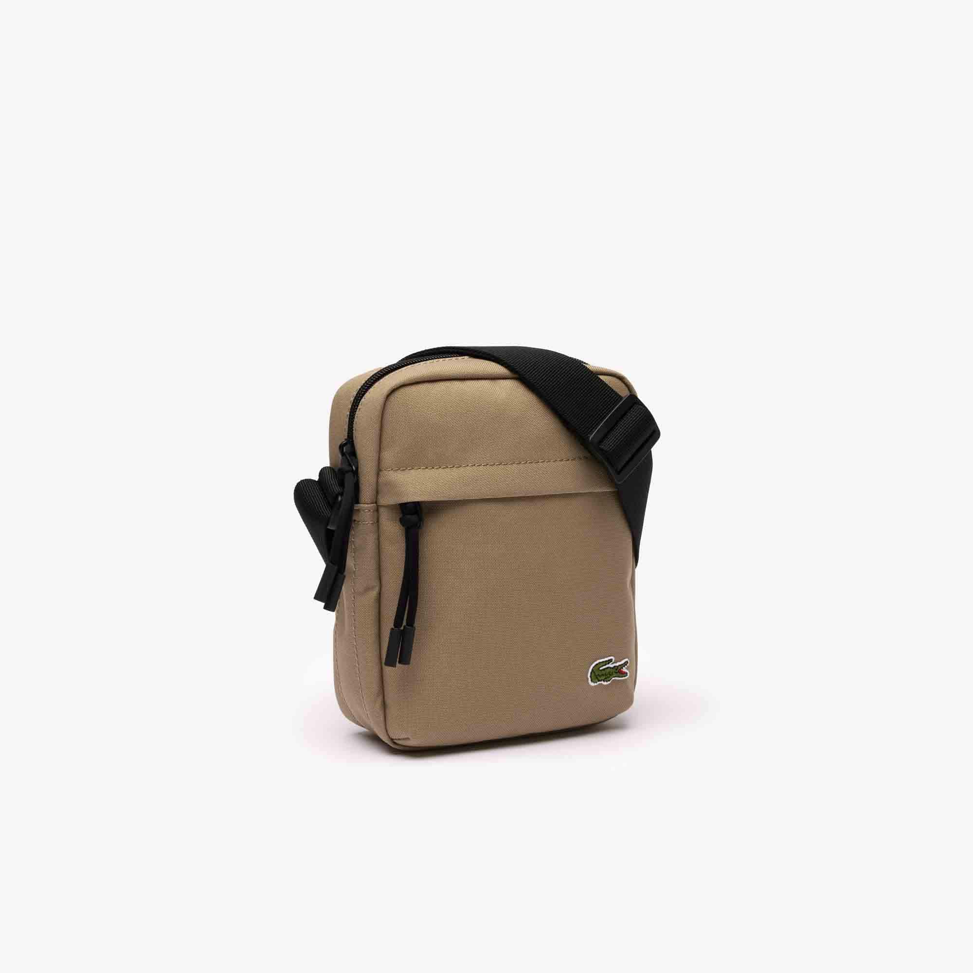 Sacoche zippée unisexe Lacoste avec poche sur le devant Sacoches & Pochettes - Beige - Lacoste - Unisex