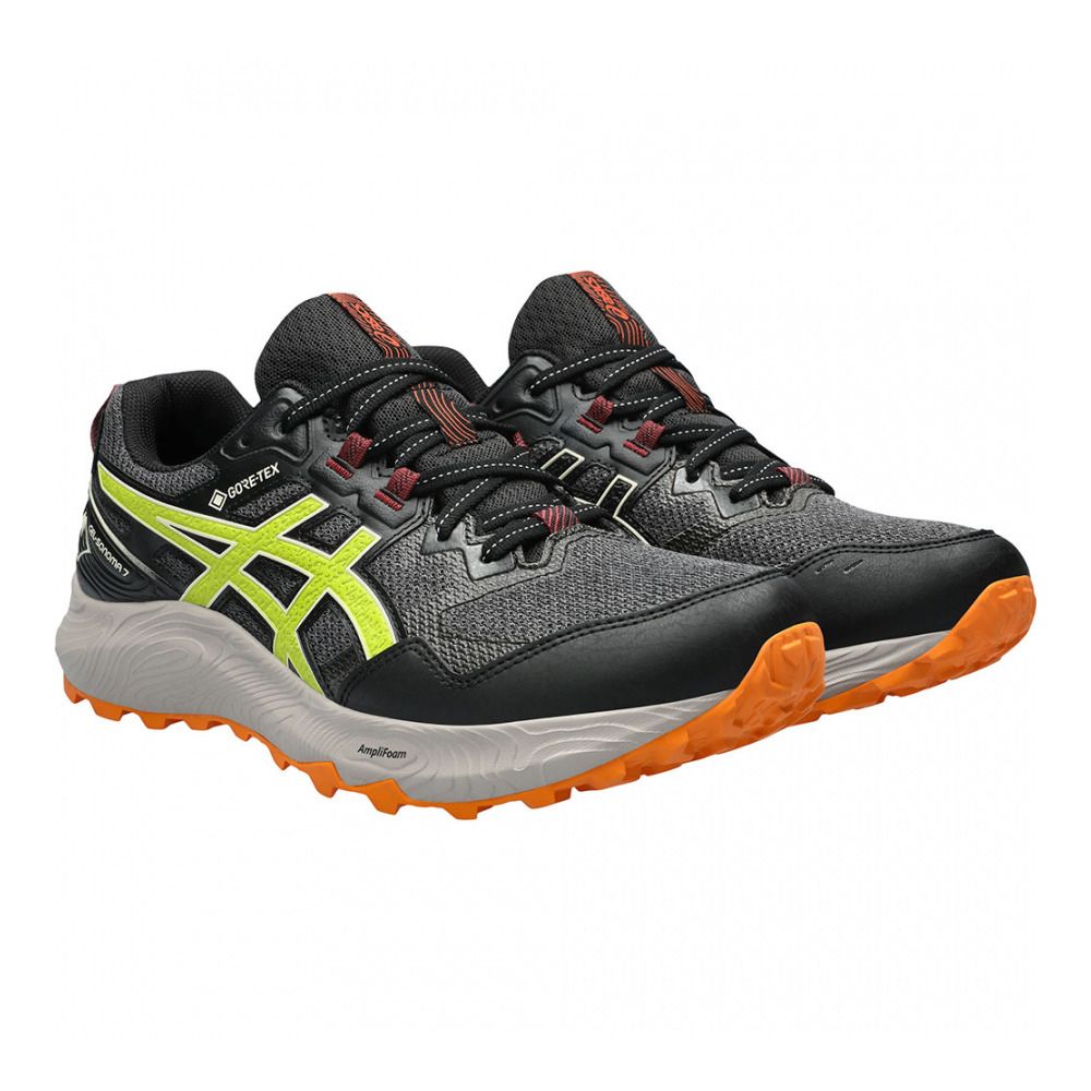 Asics GEL-SONOMA 7 GTX - Chaussures running Homme graphite grey/neon lime