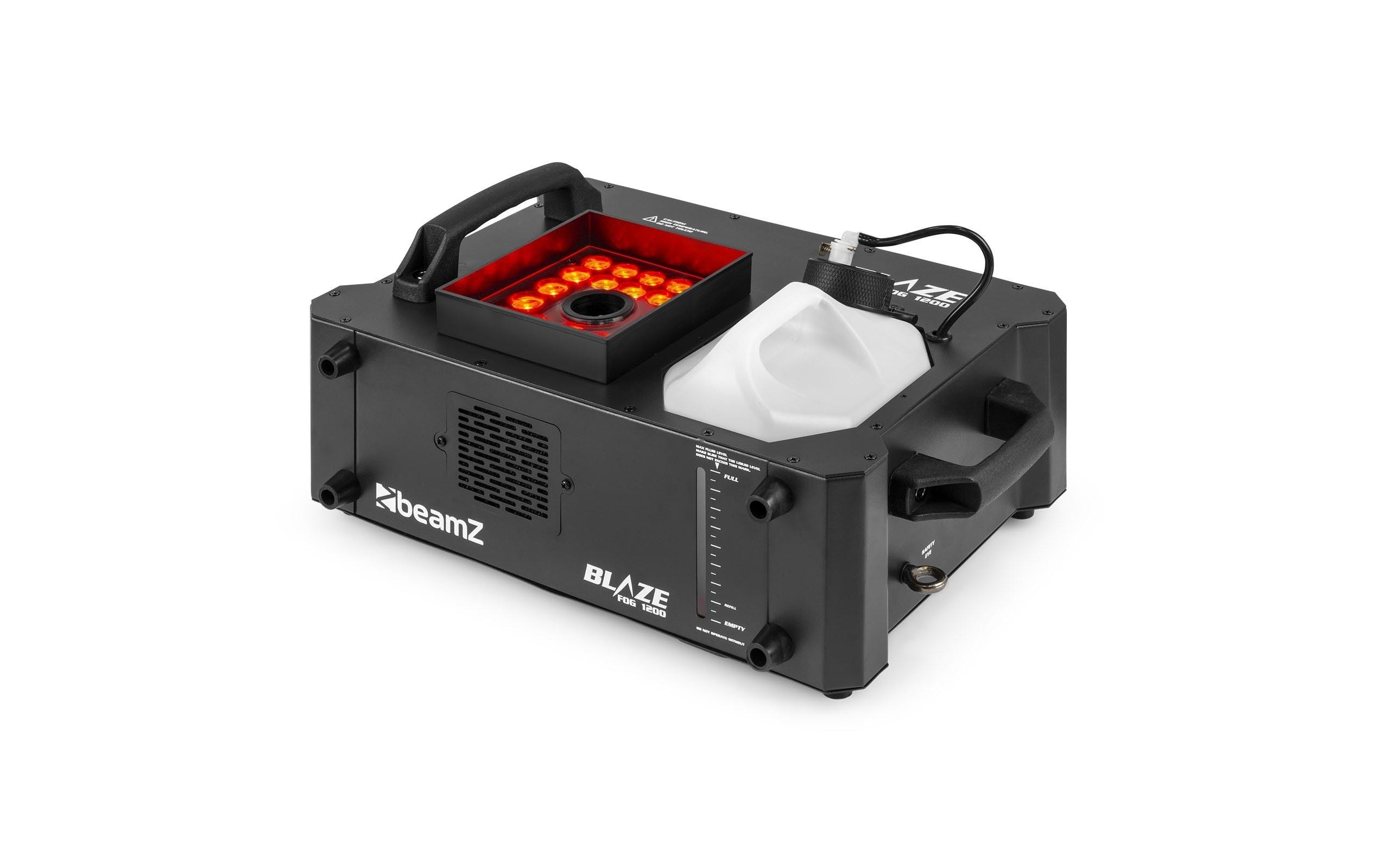 Nebelmaschine BLAZE1200<br>Professionelle Nebelmaschine, um viel Nebel zu erzeugen