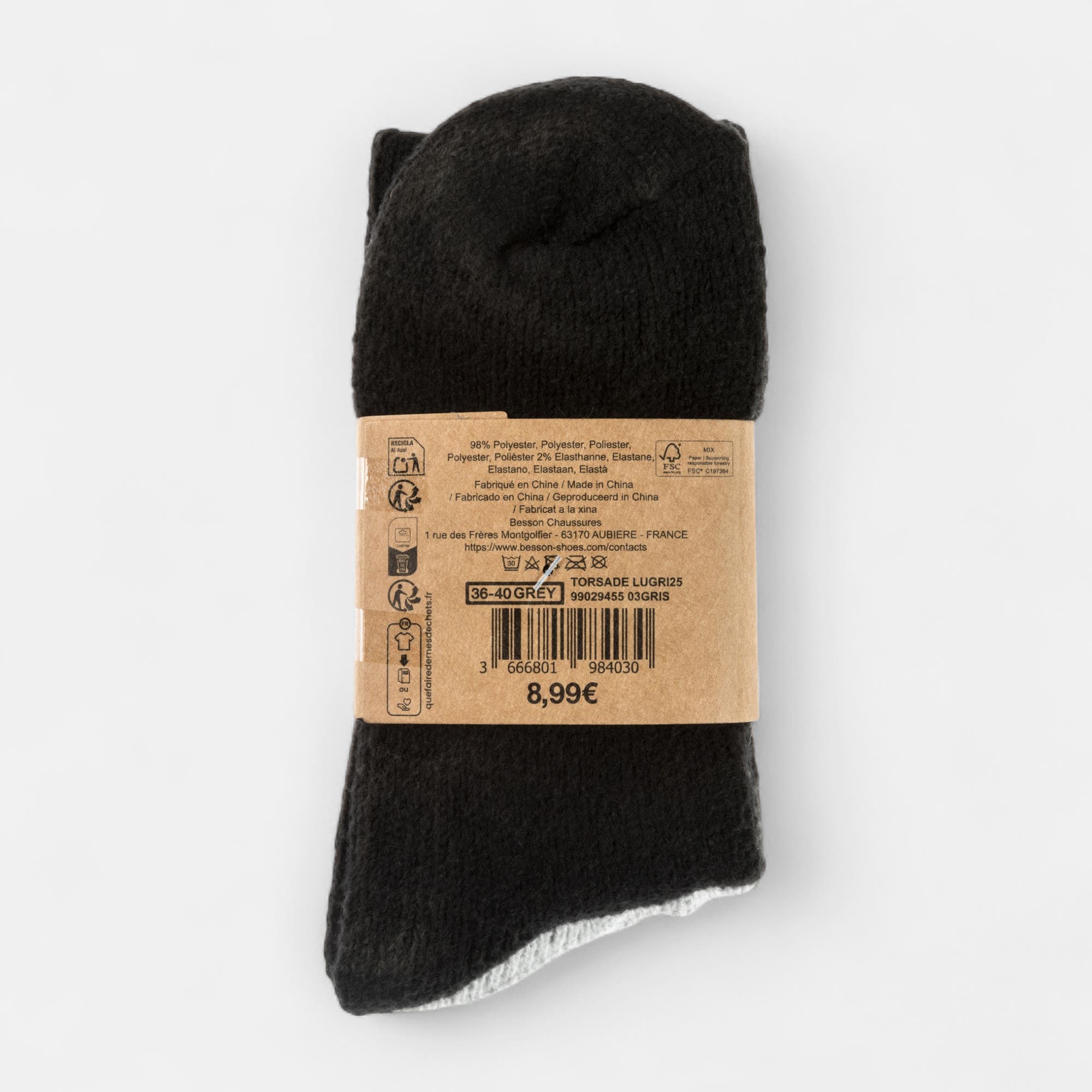 Chaussettes Femme gris