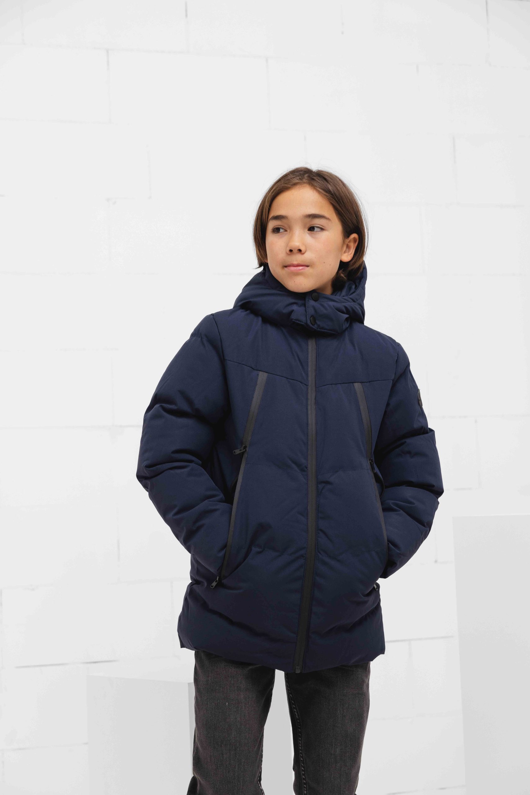 Vingino Thard Jas Kids Donkerblauw
