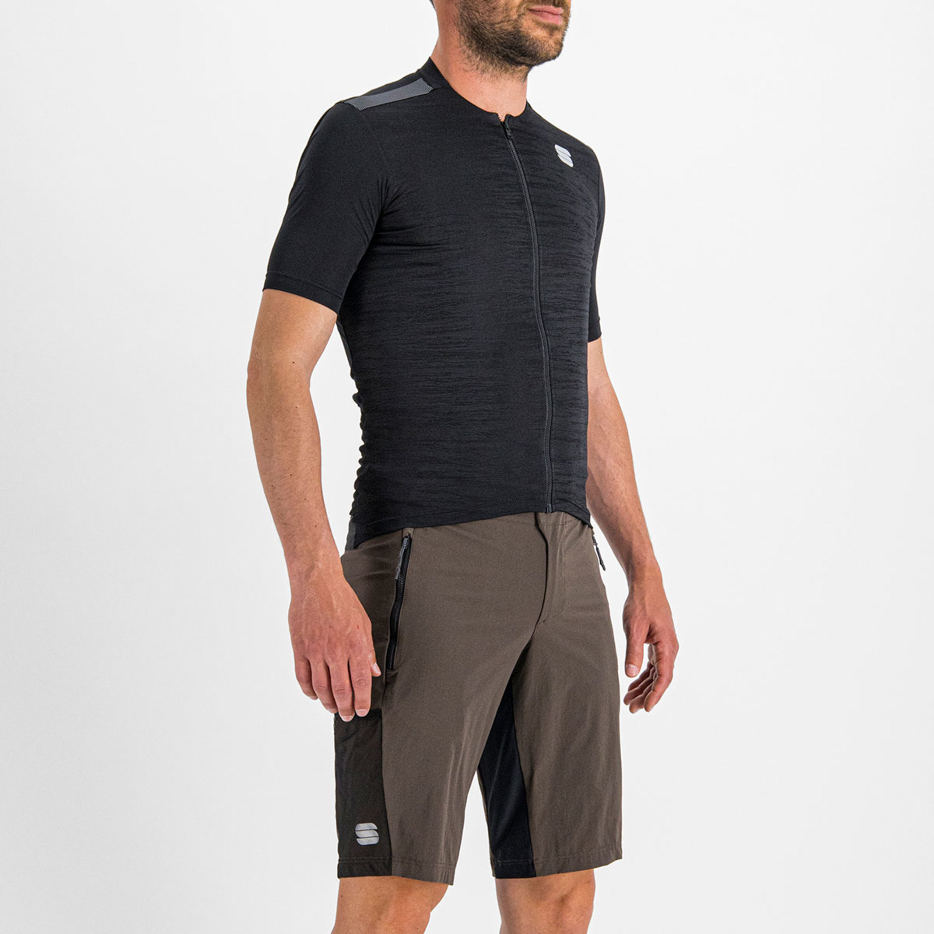 Sportful Supergiara Overshort Fietsbroek Kort Bruin/Zwart Heren
