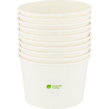 HEMA Bakjes Wit -  10 Stuks