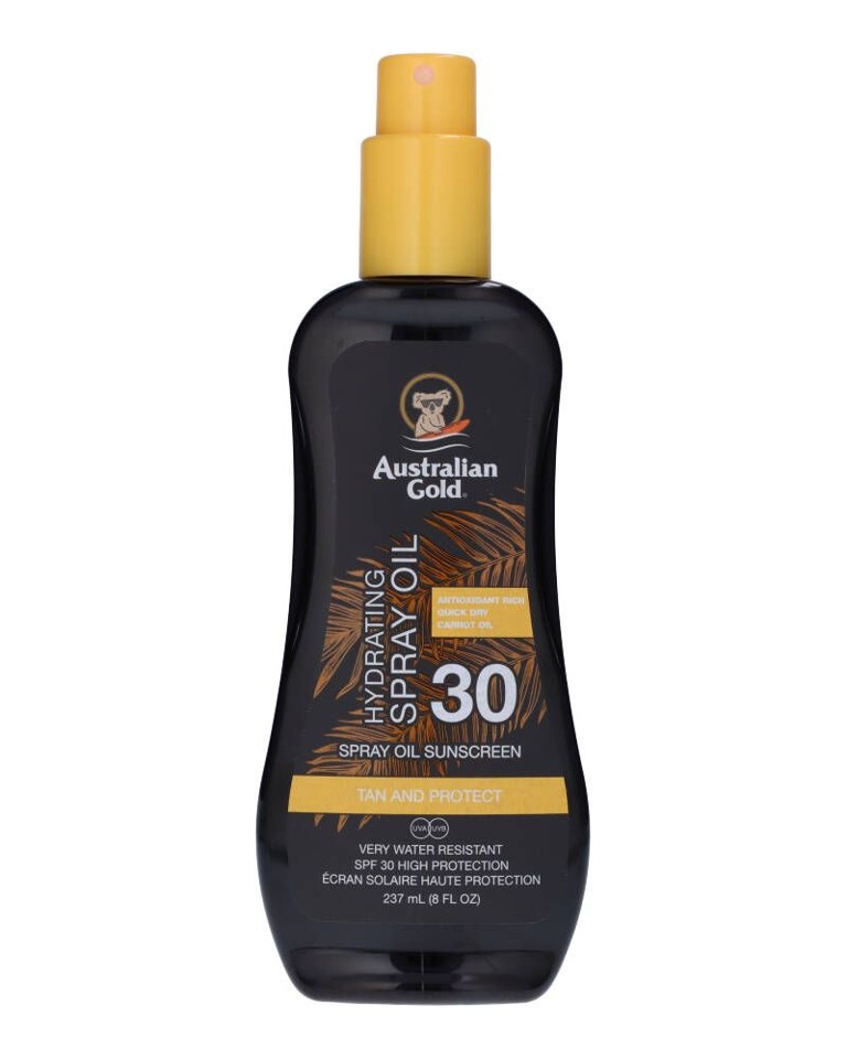 Australian Gold - Carrot Spray Oil SPF 30 237 ml - Solcreme