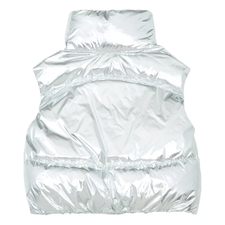 Moncler Doudoune Sans Manches Logo Blavet | Argenté