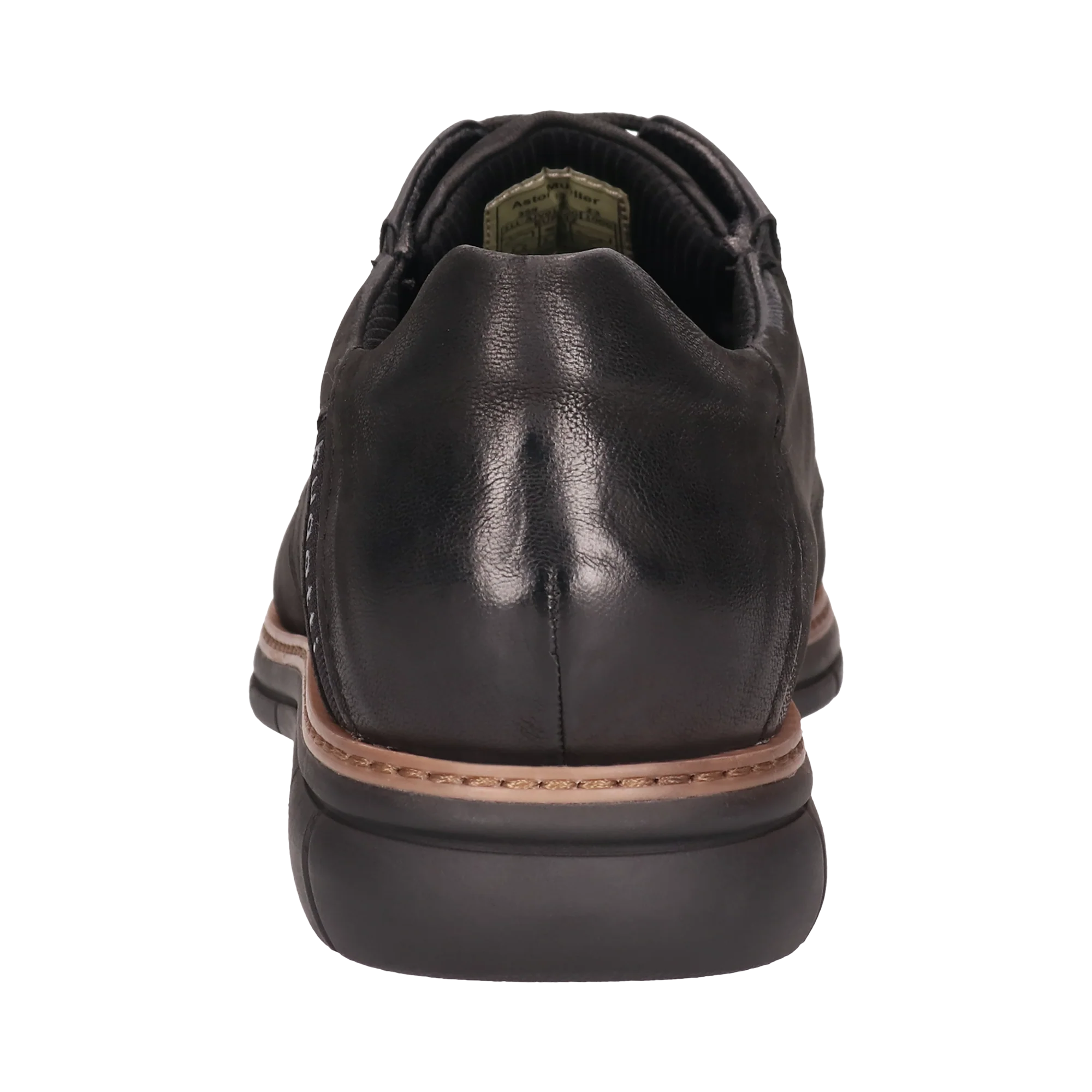 Leder Schnürer schwarz
