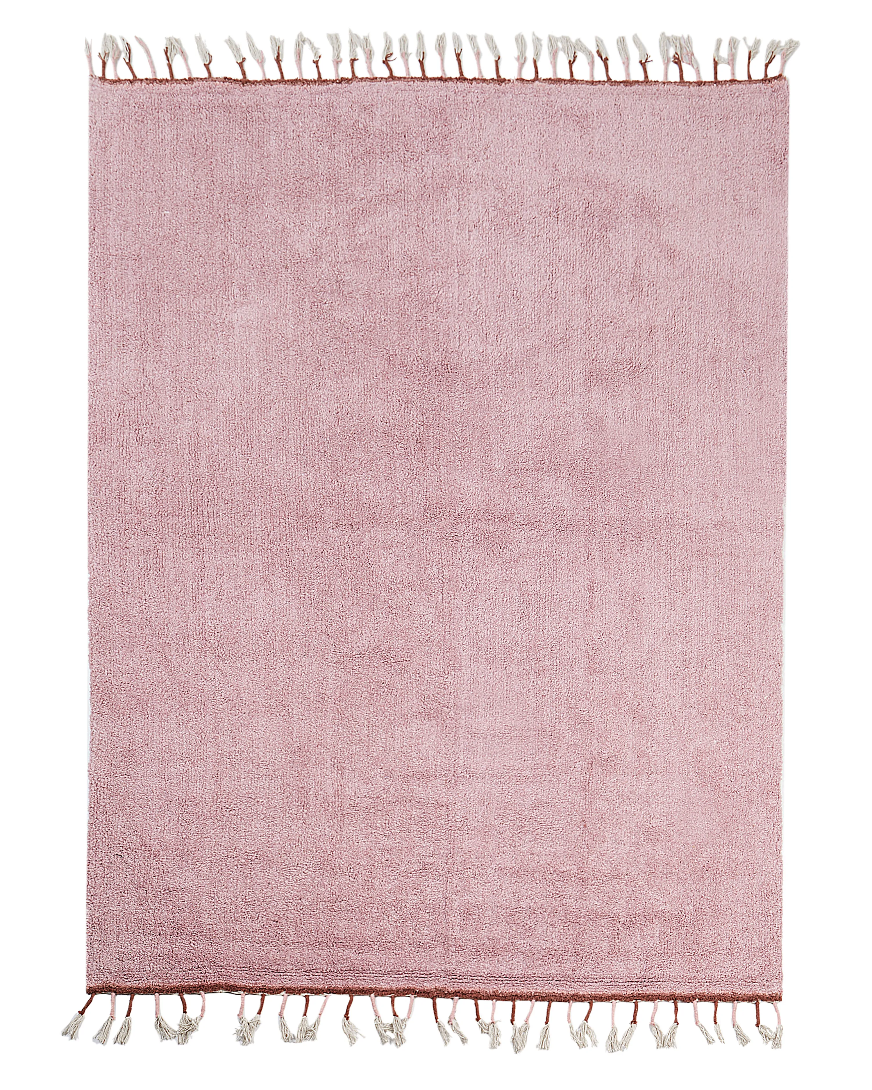 Kindervloerkleed CAPARLI Roze 140 x 200 cm Katoen