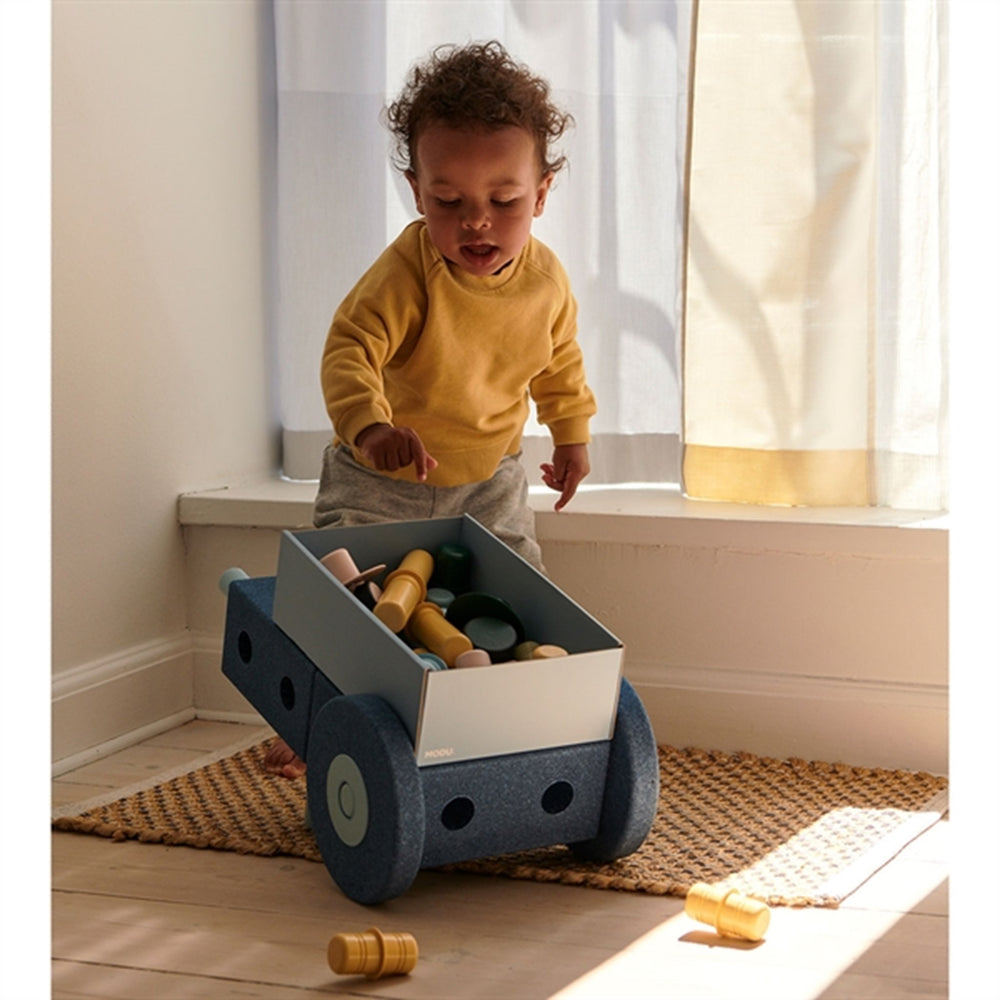 3-i-1 Baby Walker Deep Blue/Sky Blue