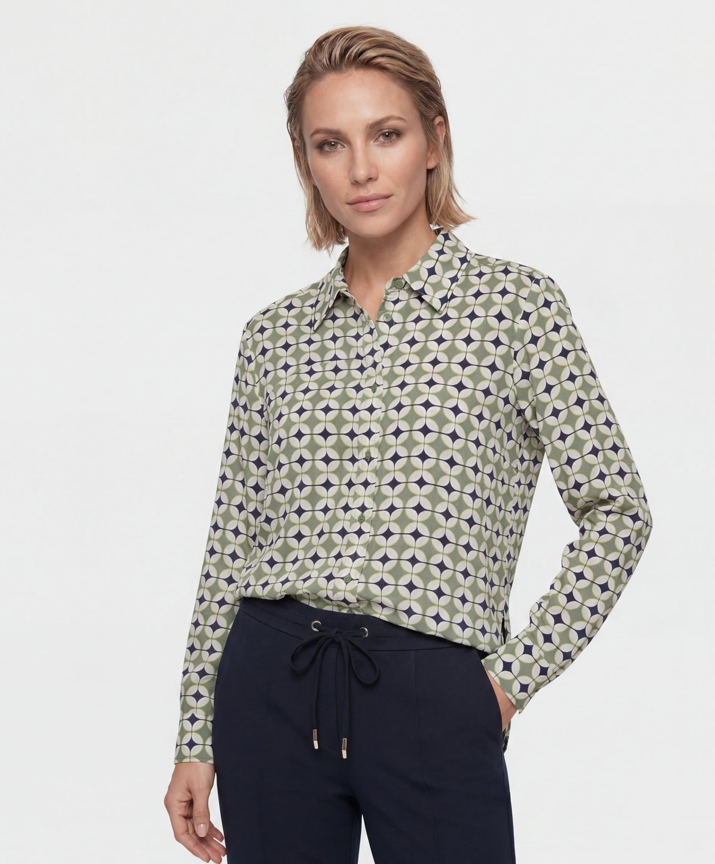 Olsen Dames blouse groen