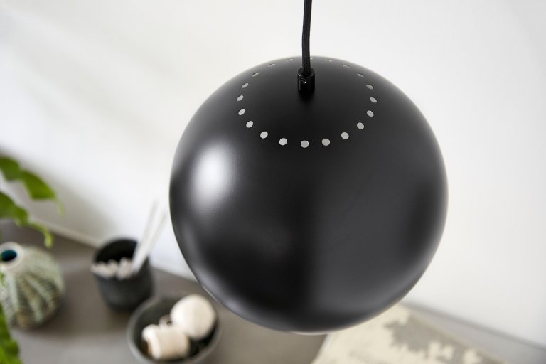 Frandsen Ball hanglamp Ø25 mat zwart