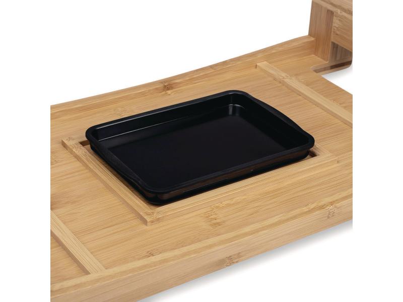 Koenig Tischgrill Bamboo Tischgrill und Teppanyaki in einem