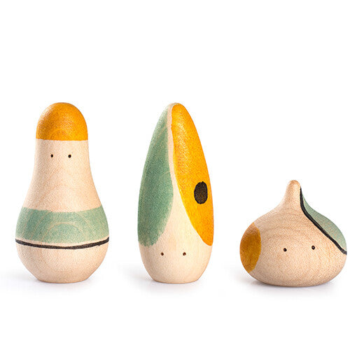 Grapat speelfiguren hooray - 3st