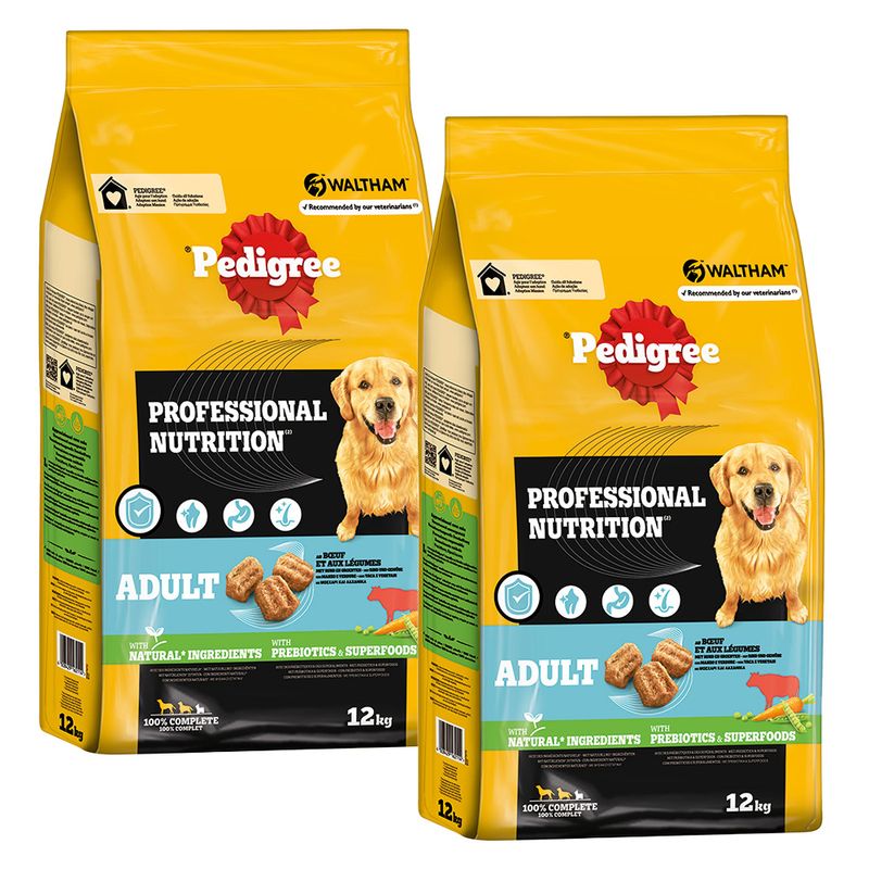 Pedigree Professional Nutrition Adult bœuf, légumes