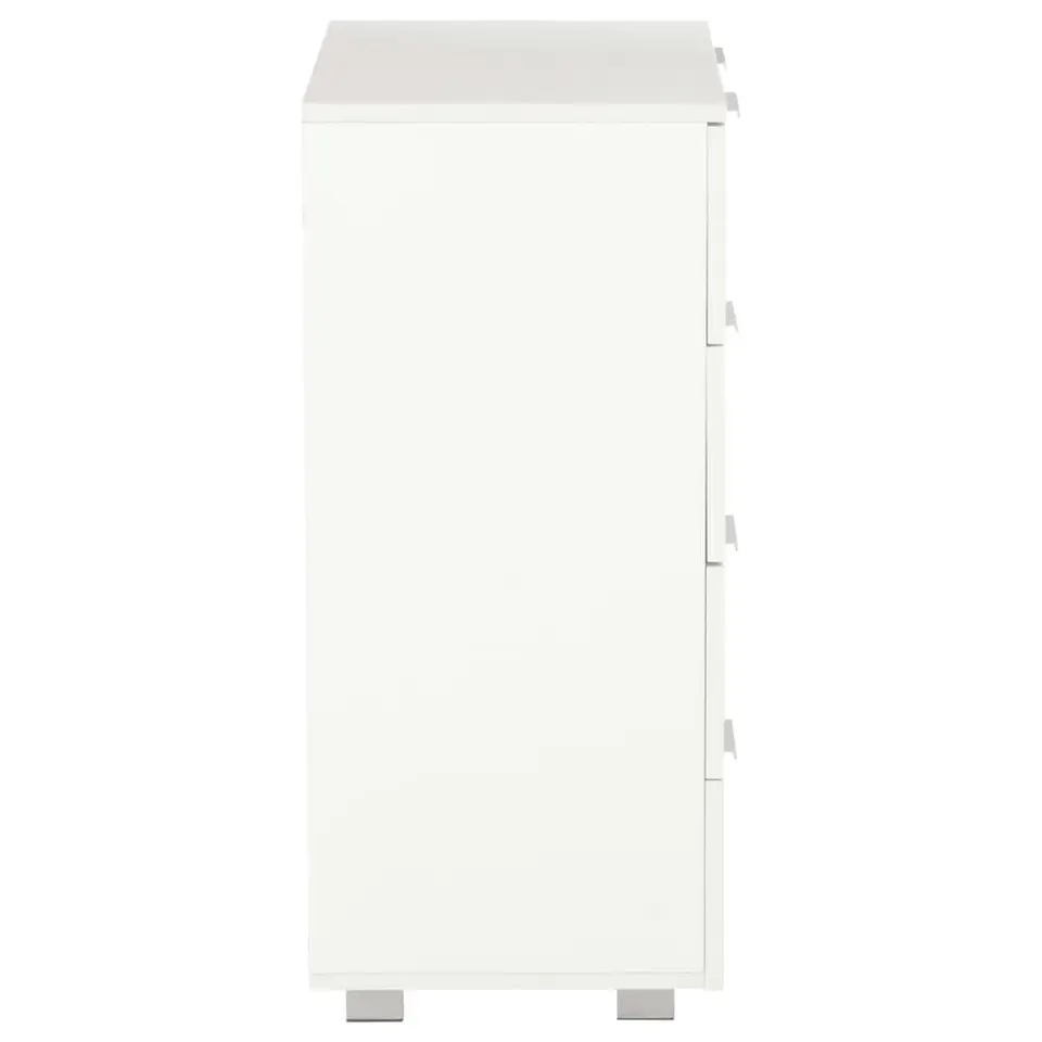 vidaXL - Dressoir - Wit - Bewerkt hout