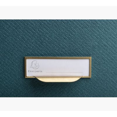 Exacompta OfficeByMe - Lot de 3 boîtes de rangement - bleu canard