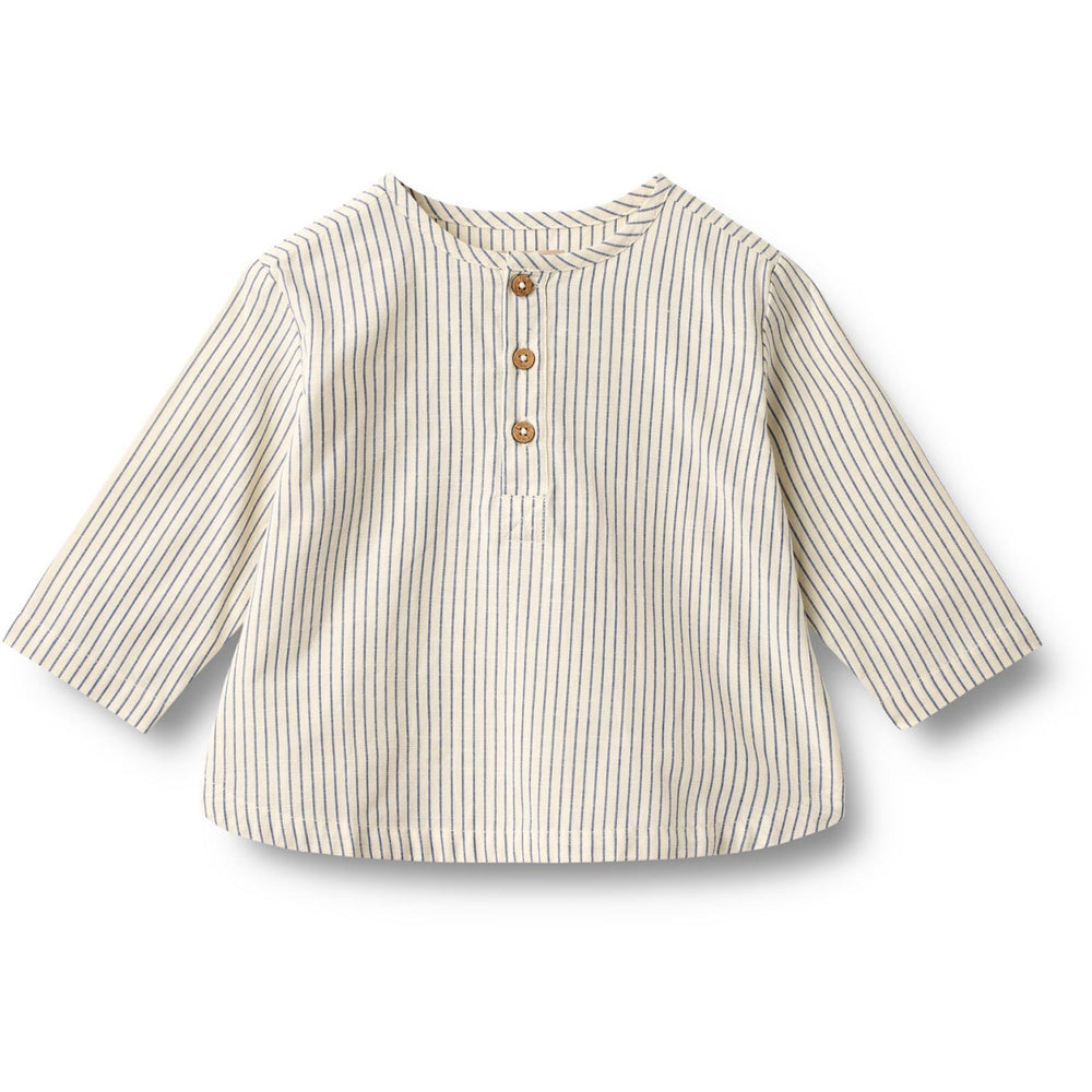 Køb Wheat Dark Blue Stripe Skjorte Bjørk