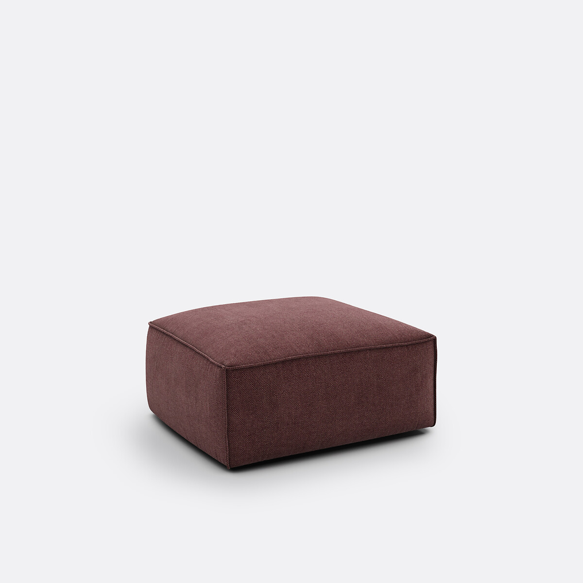 LA REDOUTE INTERIORS<br>Puf de tecido texturizado, Seven