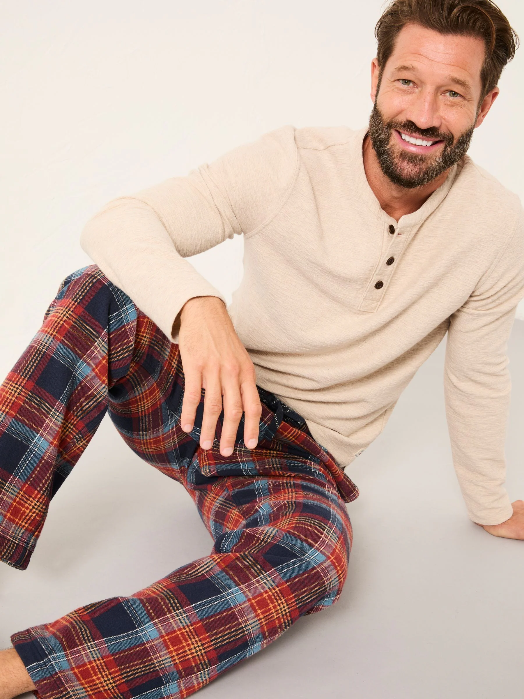 FatFace Check Open Hem Pyjama Bottoms