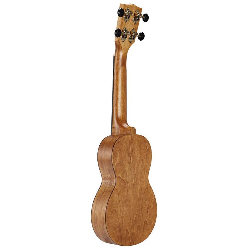 Mahalo MS1TBR Slimline Series sopraan ukelele transparent brown