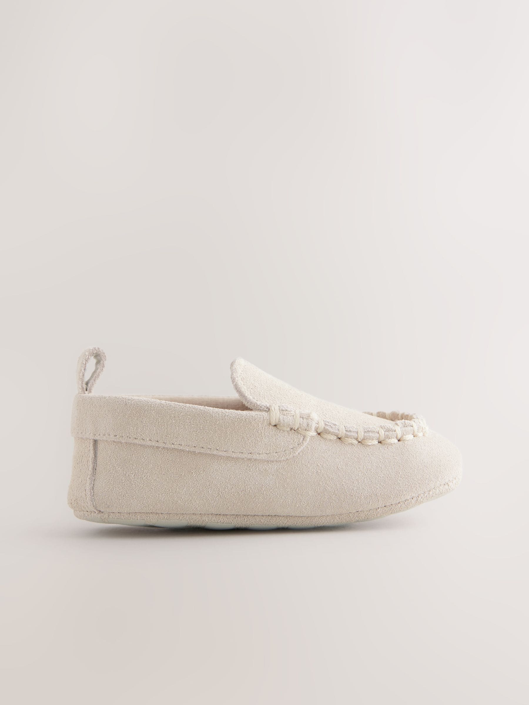 Neutrale instappers - Suède babyschoenen (0-2mnd)