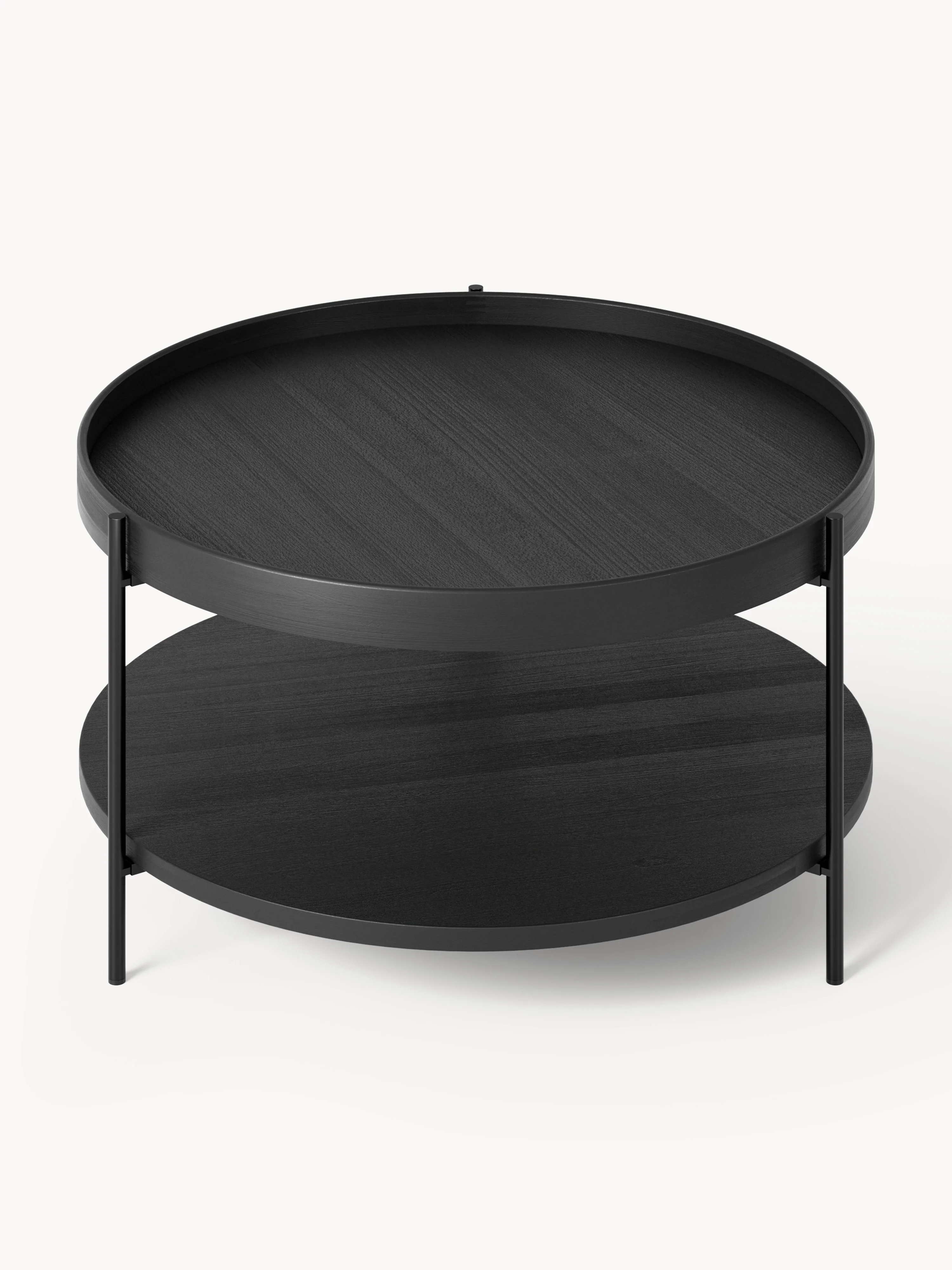Ronde houten salontafel Renee