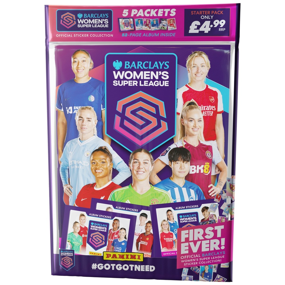 Panini Women's Super League 23/24 Sticker-Kollektion Starterpaket