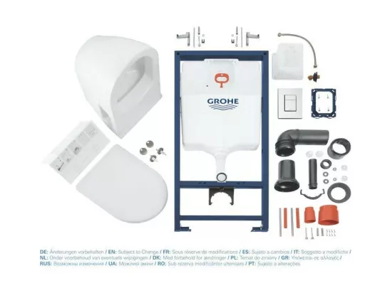 GROHE - Pack Bati WC Solido Compact - WC 6-9 l 1,13m