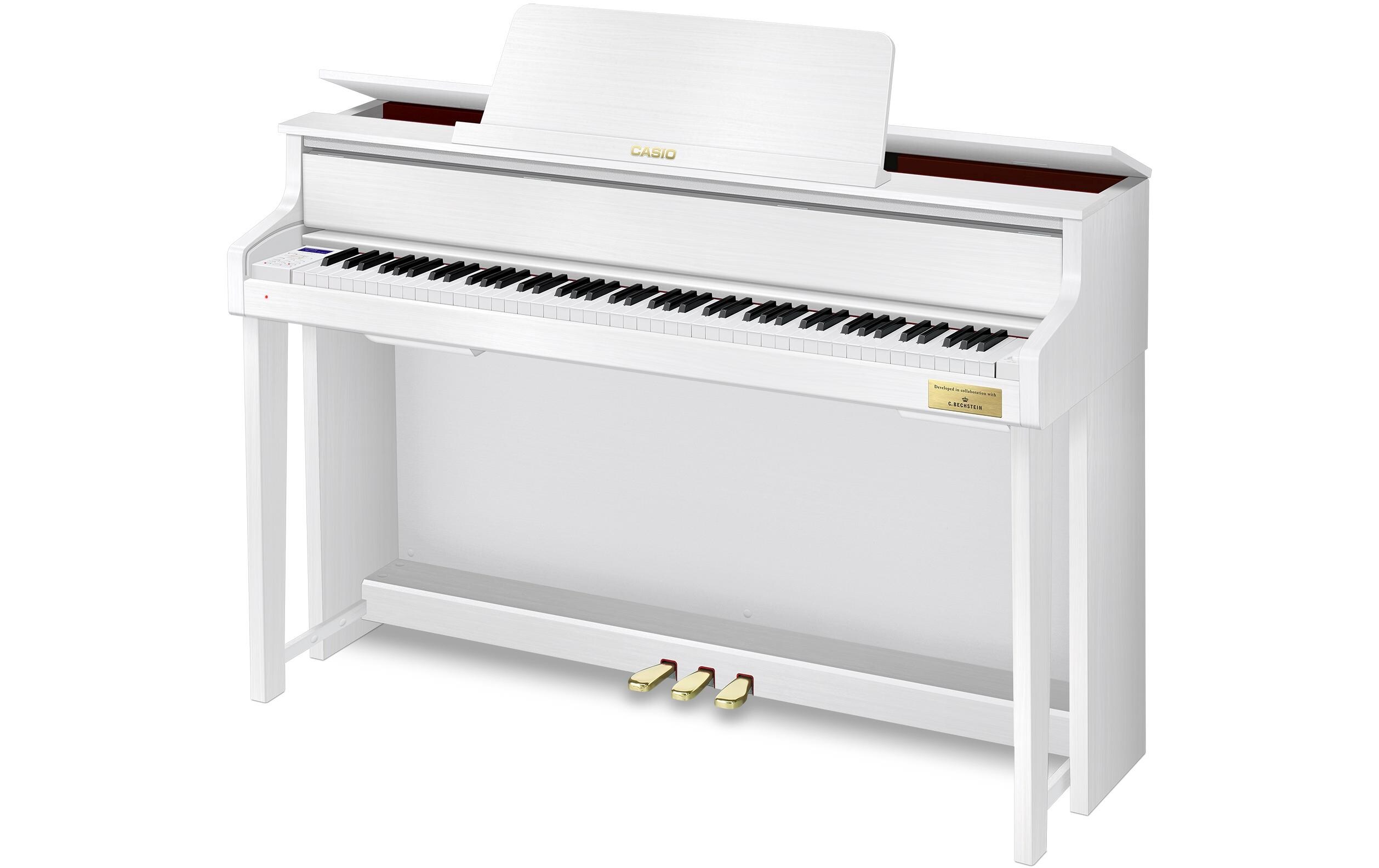 E-Piano CELVIANO Grand Hybrid GP-310WE Weiss<br>E-Piano mit gewichtetem Natural-Grand-Hammer-Action-Keyboard mit 88 Tasten