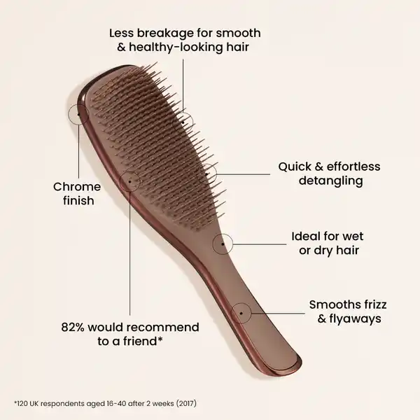 The Ultimate Detangler Chrome Chocolate Bronze