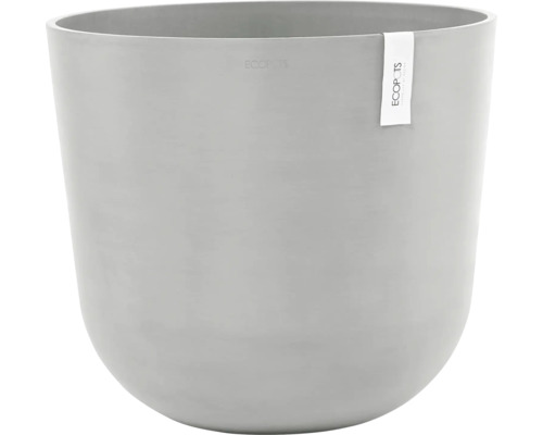 Ecopots Oslo kunststof bloempot, Ø 52,3 cm, 55 x 55 x 48,5 cm, grijswit